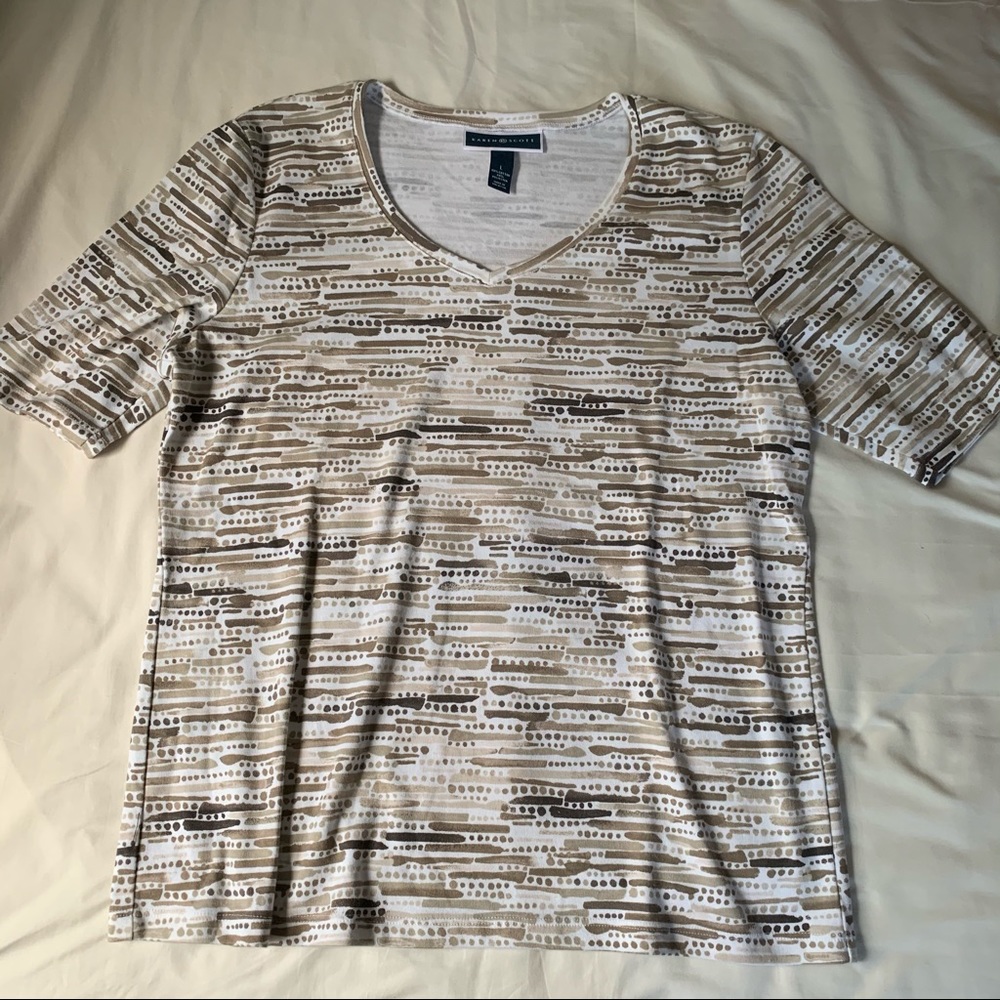Karen Scott Brown Shirt